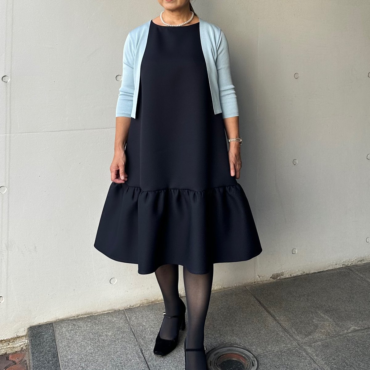 1-092 ミッドナイトブルー ホイップワンピース SM | capriciousmie