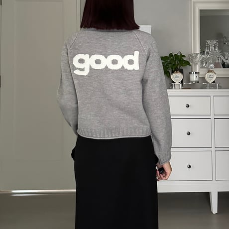 11-056     グレー　Wジップセーター　セレクト商品　フリー