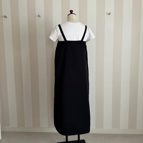 9-128     ミッドナイト　キャミワンピース　サッシュ付き　ＳＭ