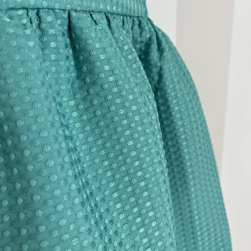 4-189 ティファニーブルー フリルワンピース M | capriciousmie