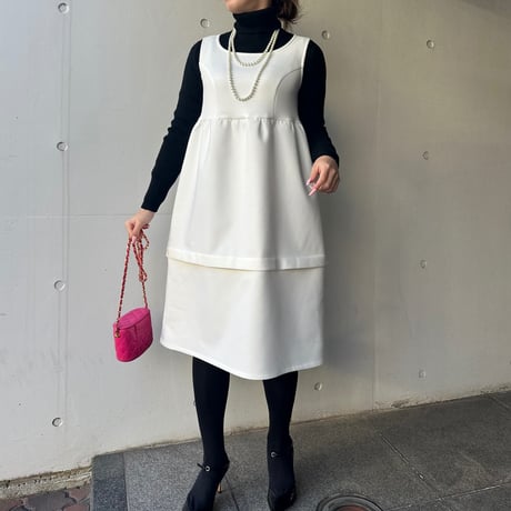 1-139     白　Mieワンピース　Ｍ