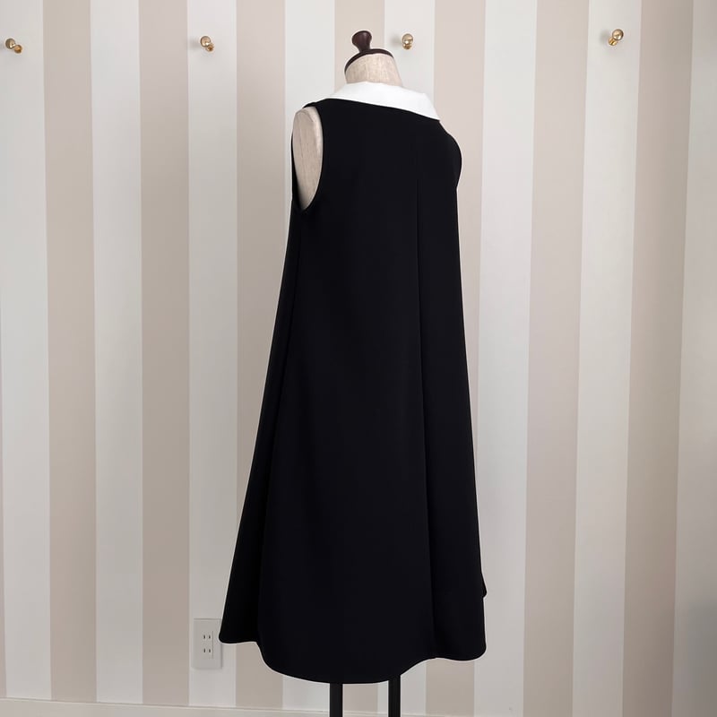 ワンピース mimi 6-098 黒ハニカム MIMIワンピース M | capriciousmie