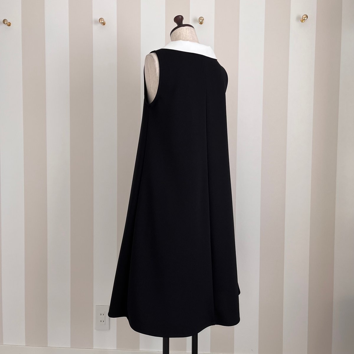 7-050 黒ハニカム MIMIワンピース M | capriciousmie