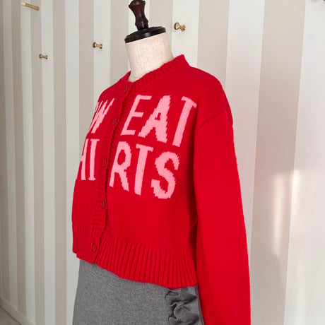 11-054     赤　sweatshirtsセーター　セレクト商品　フリー
