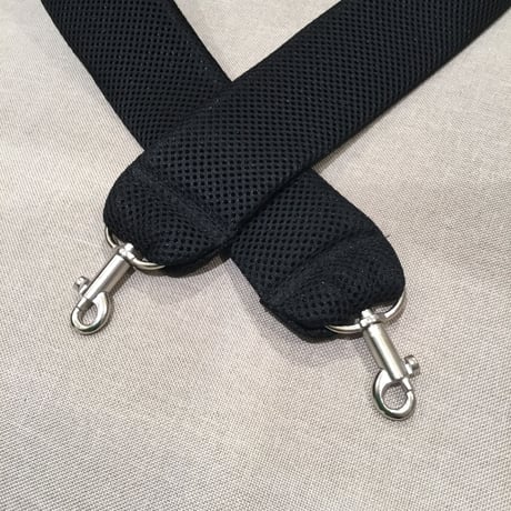 5-111   リボンバッグストラップシルバー金具   94cm