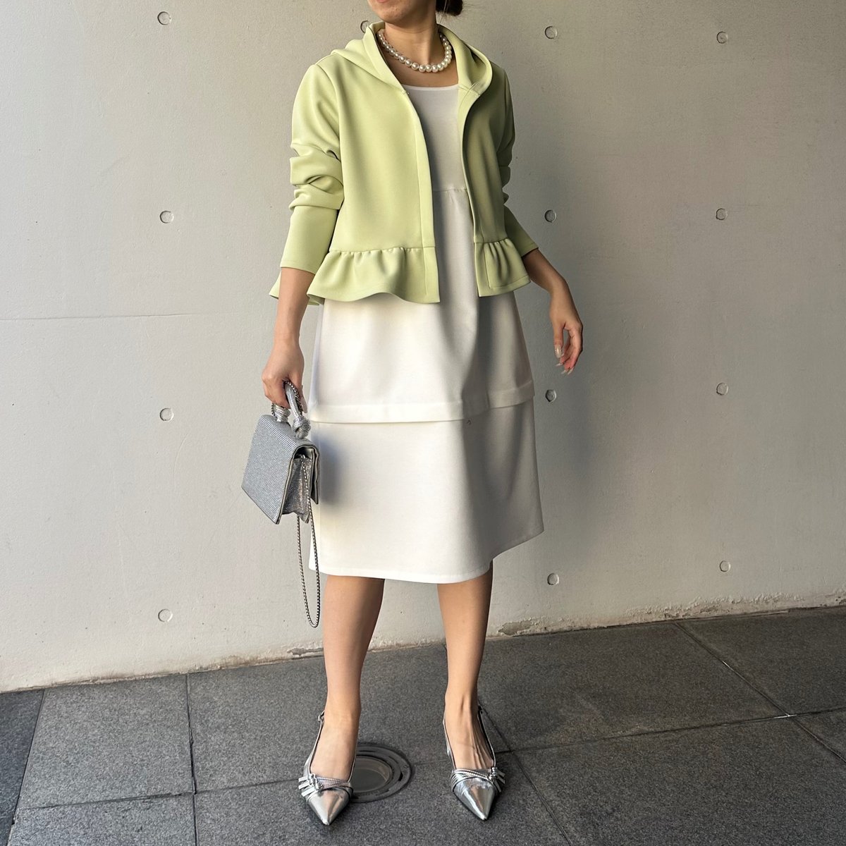 1-139 白 Mieワンピース M | capriciousmie