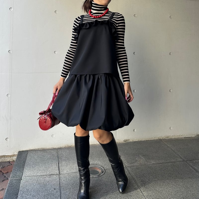 noirkeininomiya ミニバルーンスカート 黒 noirkeininomiya ミニバルーンスカート 黒 noir kei ninomiya 2023ss