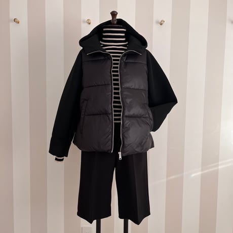 10-091   黒　ブルゾン　セレクト商品　Ｍ〜Ｌ