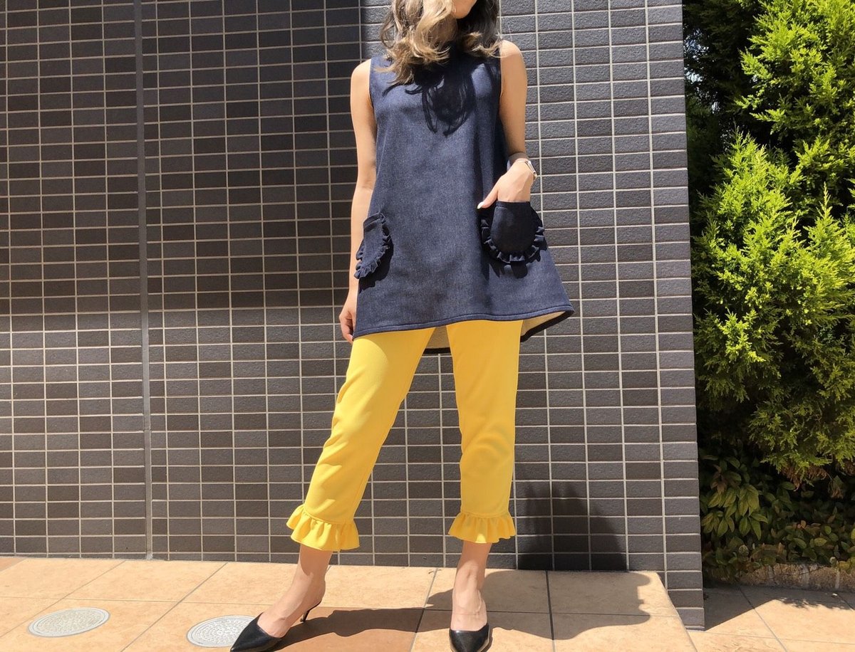 BRILL◆ブリル/ローライズチノパンツ　blamink plage イエナ 専用✴︎BRILL◇ブリル/ローライズチノパンツ - メルカリ