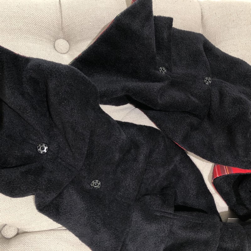 11-038 赤チェック マフラー | capriciousmie