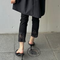 5-102 黒 レースレギンス フリー(M) | capriciousmie