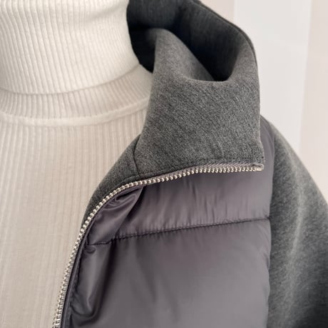 10-092    グレー　ブルゾン　セレクト商品　Ｍ〜Ｌ