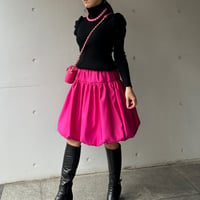 11-072    ビビッドピンク　バルーンスカート　フリー(Ｍ)