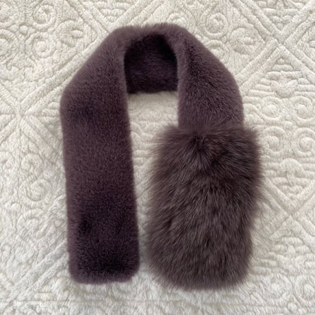 11-113    ココア　FOX×フェイクマフラー