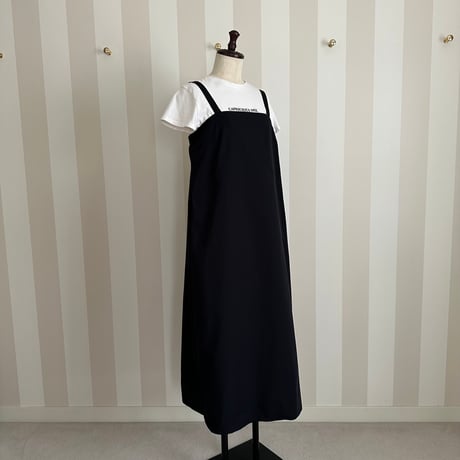 9-128     ミッドナイト　キャミワンピース　サッシュ付き　ＳＭ