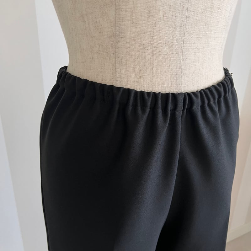 12-114 黒 バミューダパンツ フリー(M) | capriciousmie