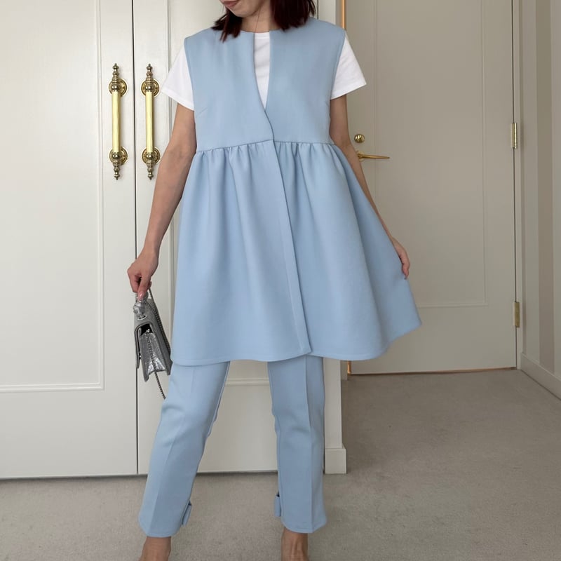 3-175 マカロンブルー ノッチジレ L | capriciousmie