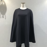 9-036  ブラックネイビー　ポンチョ  フリーＭ