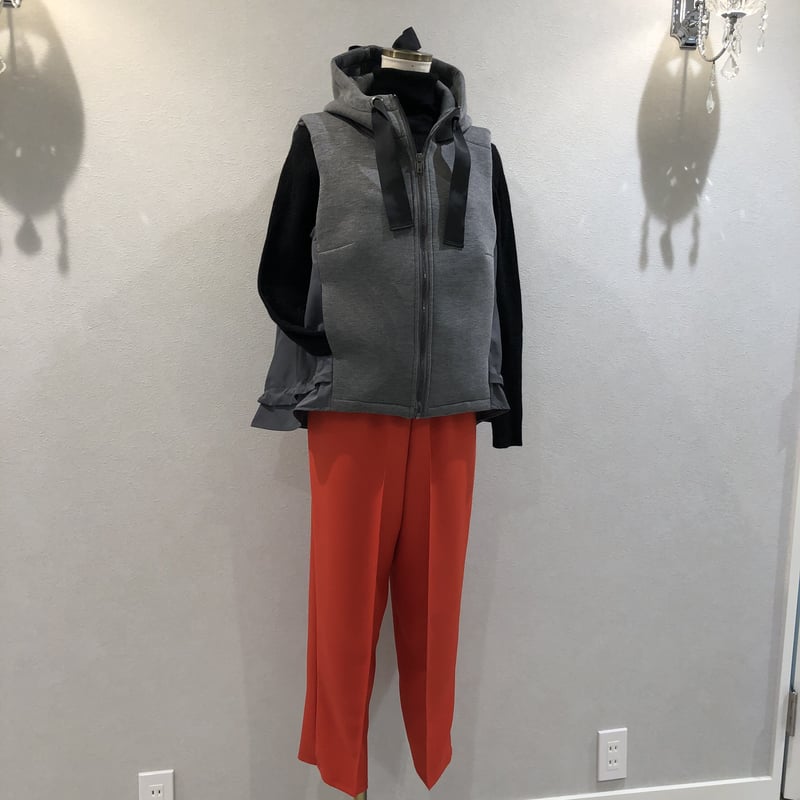 9-042 ライトグレー ボンディングベスト ML(ワンサイズ) セレクト商品