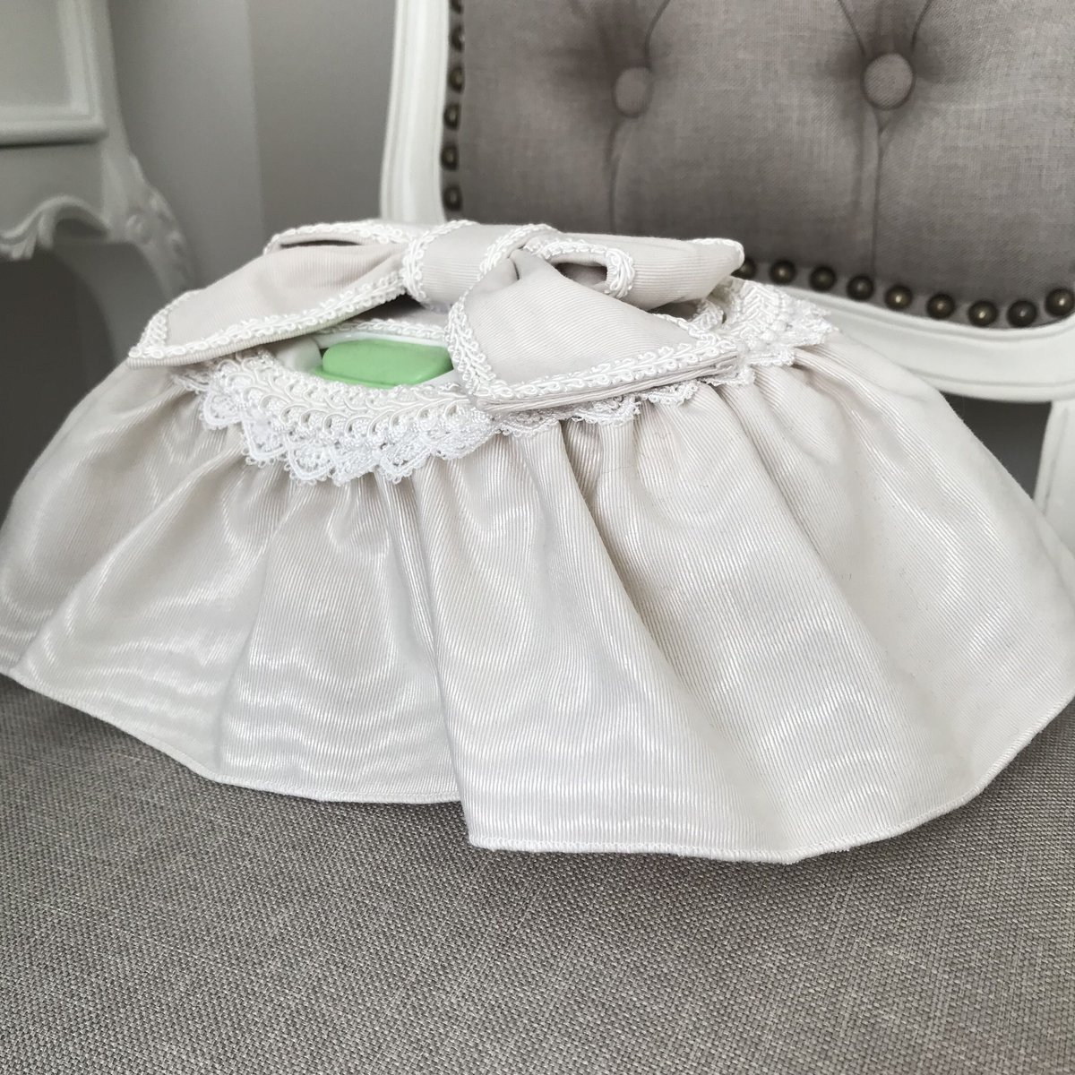 11-245 白 インテリア小物 2点セット | capriciousmie