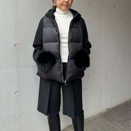 10-091   黒　ブルゾン　セレクト商品　Ｍ〜Ｌ