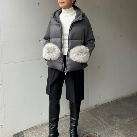 10-092    グレー　ブルゾン　セレクト商品　Ｍ〜Ｌ