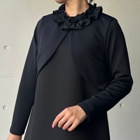 10-061 首フリル長袖ボレロ　Ｍ