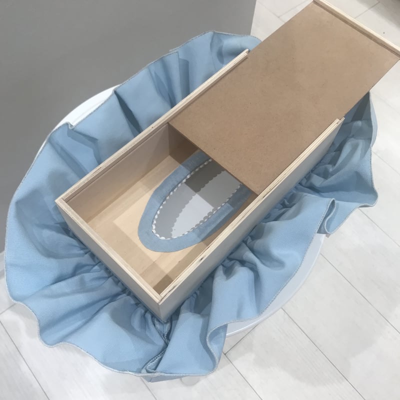 8-255 水色 ドレス ティッシュケース | capriciousmie