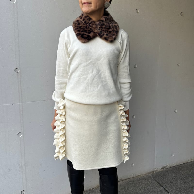 12-076 レオパードエコファー 付け襟 | capriciousmie