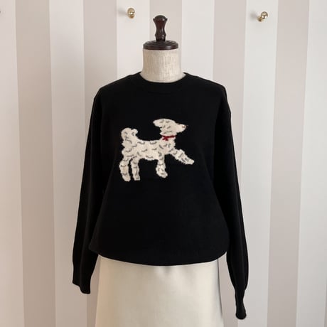 11-312      黒　dogセーター　フリー　セレクト商品
