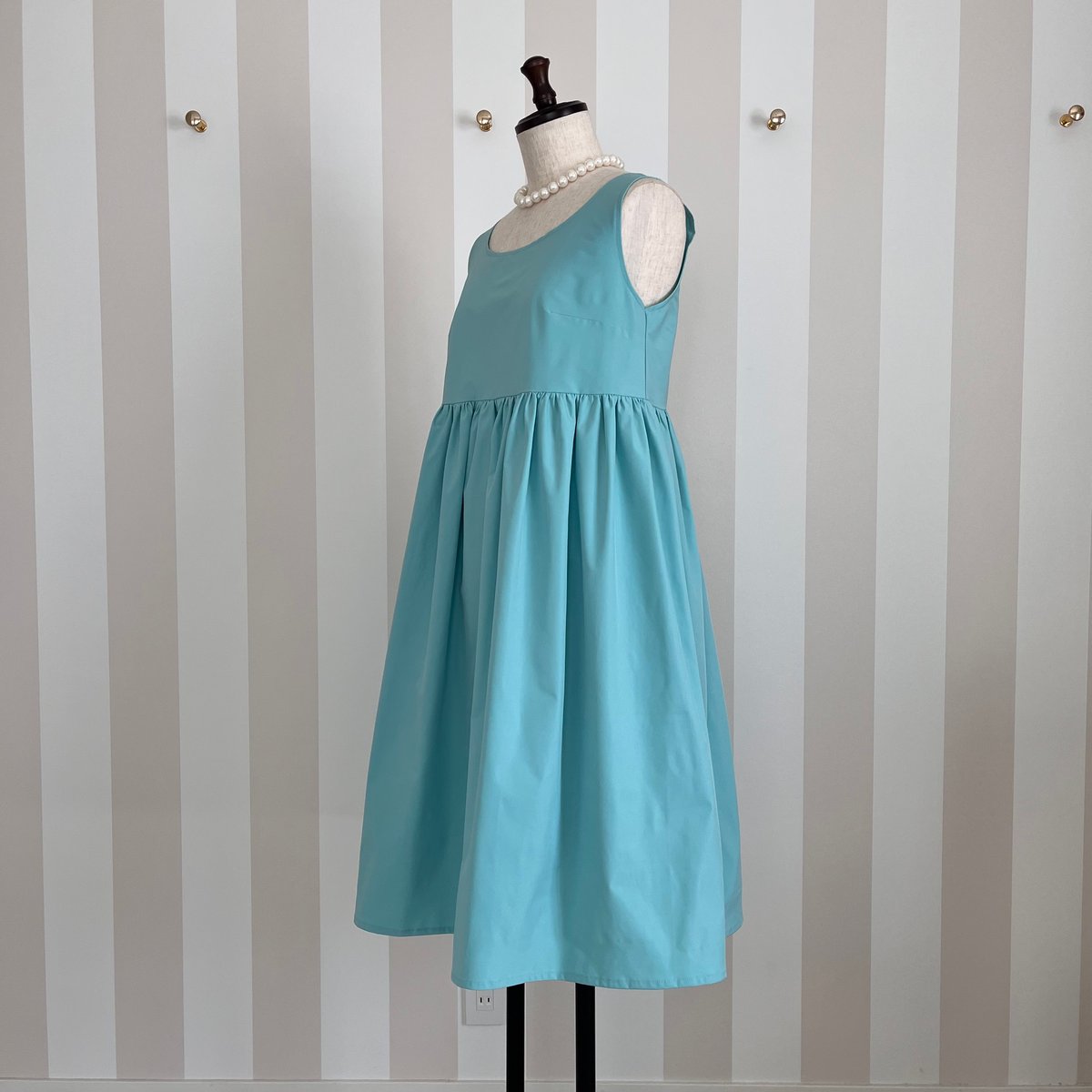 8-090 ティファニーブルー ドールワンピース M | capriciousmie