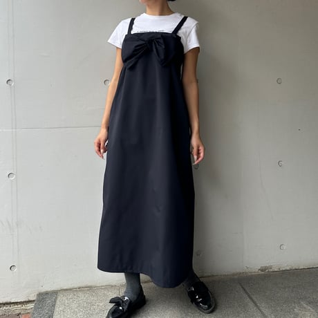 9-128     ミッドナイト　キャミワンピース　サッシュ付き　ＳＭ