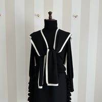 13-120 黒　肩掛けニット　セレクト商品
