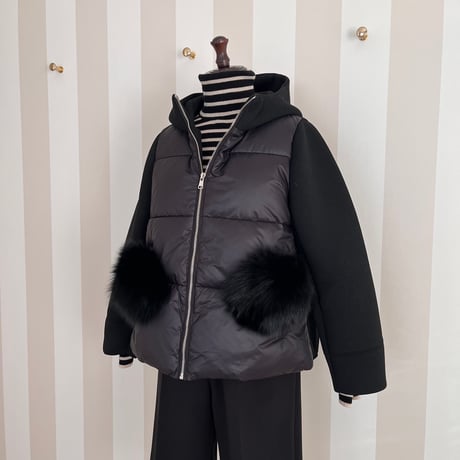 10-091   黒　ブルゾン　セレクト商品　Ｍ〜Ｌ