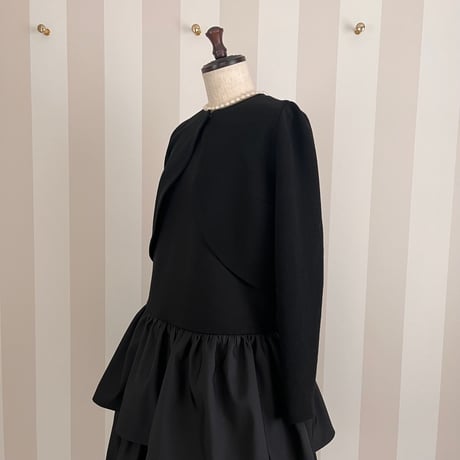 Y様専用  黒ボレロ＆黒ティアードワンピースML　L