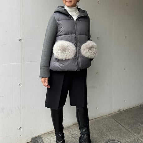 10-092    グレー　ブルゾン　セレクト商品　Ｍ〜Ｌ