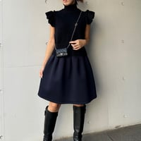 9-148     ネイビーボンディング　タックスカート　フリー（Ｓ〜Ｍ)
