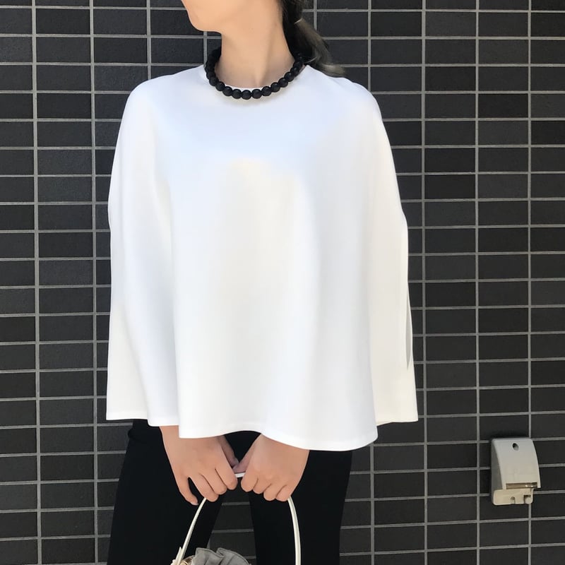 7-116 白ポンチョ フリー（L） | capriciousmie