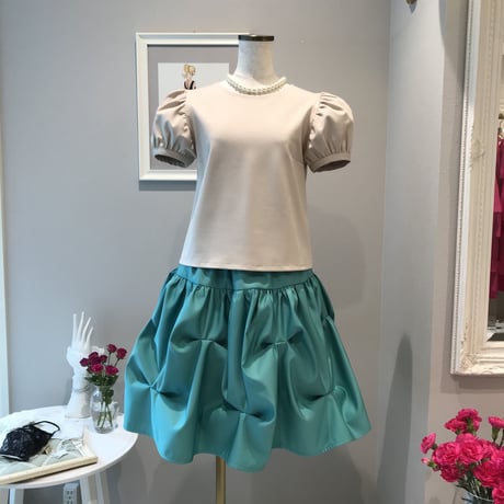 5-304  ベージュ　Chouトップス　BOX タイプ　Ｍ
