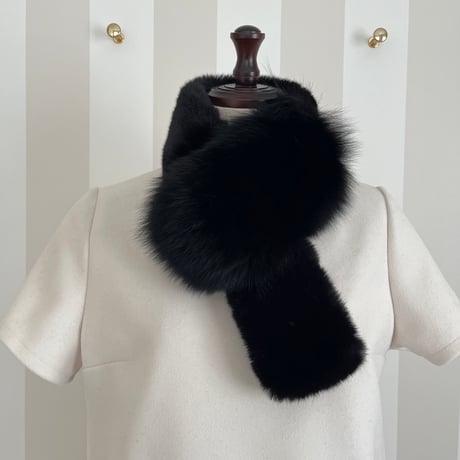 11-104    黒　FOX×フェイクマフラー