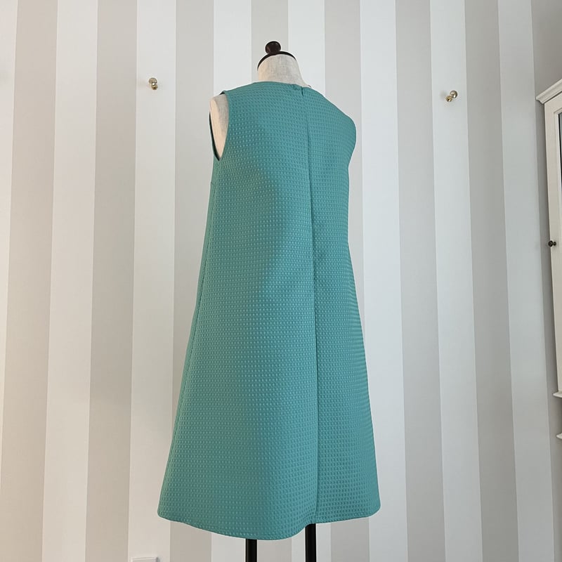 4-316 ティファニーブルー MINワンピース ファスナー SM | capric