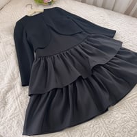 Y様専用  黒ボレロ＆黒ティアードワンピースML　L