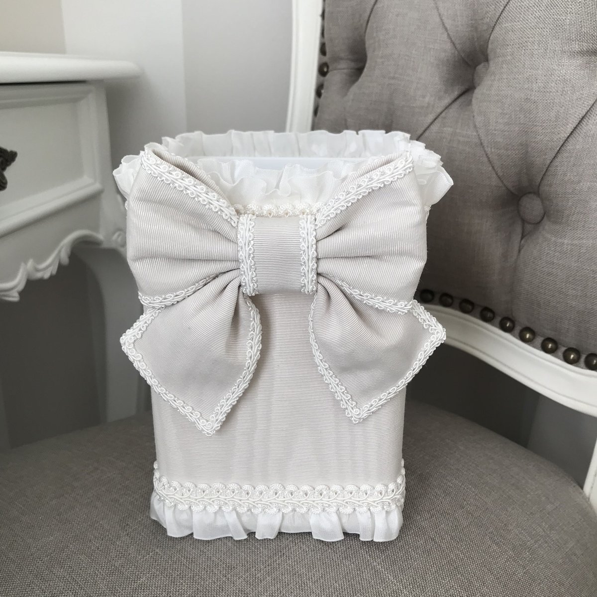 11-245 白 インテリア小物 2点セット | capriciousmie