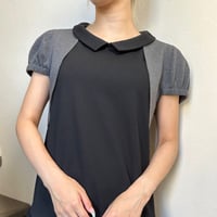 7-075     グレー　パフボレロ　Ｌ