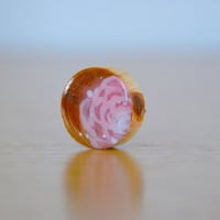 「薔薇ふわふわ」ブローチ