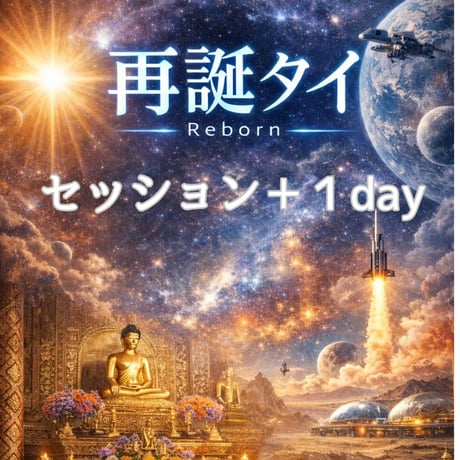 Reborn 再誕タイ・完全プライベート宇宙コーチング®リトリート☆コズミックジャーニー（セッション＋１day)