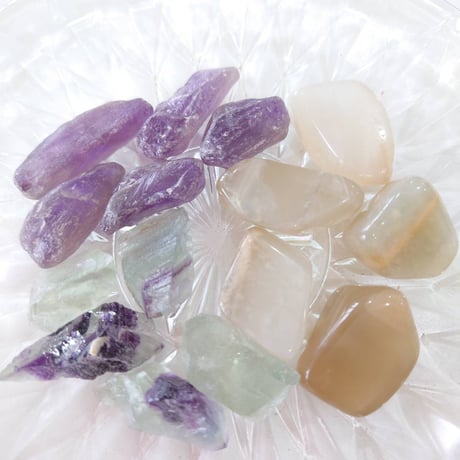 コズミック曼荼羅ポストカード＆パワーストーンタンブル　『New Vision セット 』