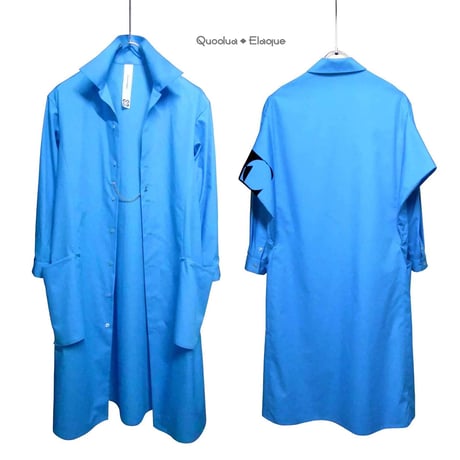 "NYORAI" Long Shirt / Coat / Sky Blue