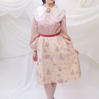 長靴をはいたねこ　オーバーチュールスカート　-バニラクリーム-