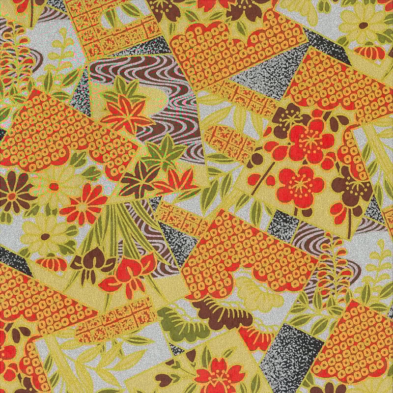 京 手染め友禅紙 蒔絵 五柄 | おりがみ屋さんドットコム